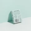 picture of Eucalyptus Mint All Nature Chewing Gum from honest gum in a flip box from the back with 12 pcs on a green white background with a box shadow | Plastic free, sugar free, sustainable and aspartam free | For website: healthychewinggum.com | Source: honest gum