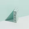 picture of Eucalyptus Mint All Nature Chewing Gum from honest gum in a flip box from the left front with 12 pcs on a green white background with a box shadow | Plastic free, sugar free, sustainable and aspartam free | For website: healthychewinggum.com | Source: honest gum