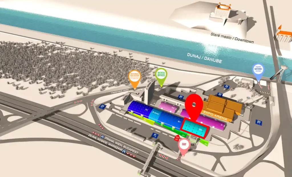 Mapa výstaviště Incheba Expo Bratislava (zdravezvykacky.cz) nebo Healthy Chewing Gum (healthychewinggum.com)