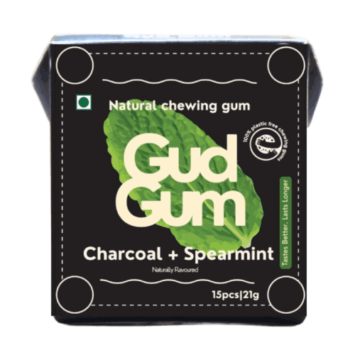 Charcoal Spearmint žvýkačky Gud Gum
