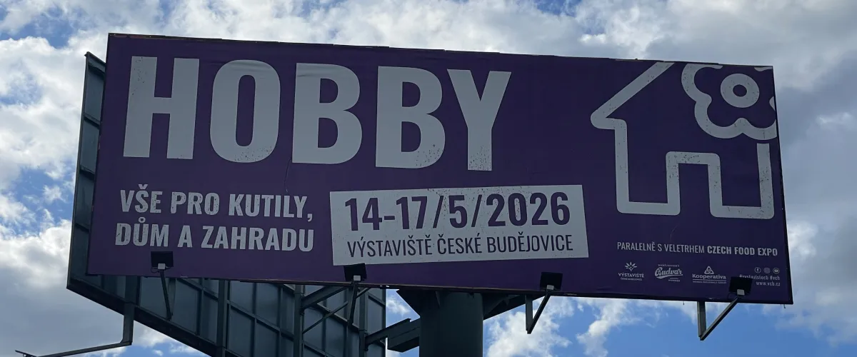 Pozvánka na výstavu Hobby 2026 a Czech Food Expo 2026 v Českých Budějovicích